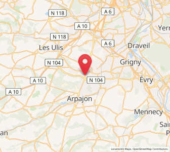 Map of Linas, Île-de-France