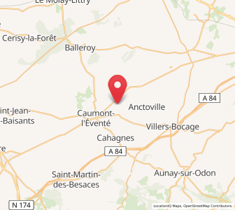 Map of Livry, Normandy
