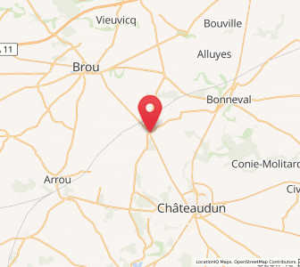 Map of Logron, Centre