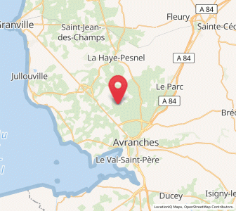 Map of Lolif, Normandy