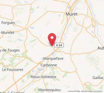 Map of Longages, Occitanie