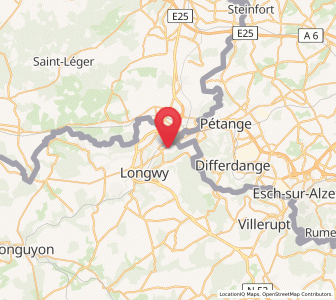 Map of Longlaville, Grand Est
