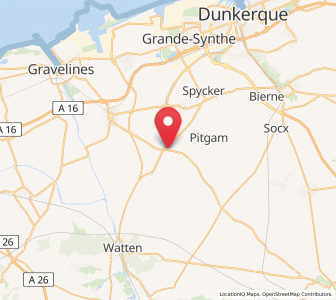 Map of Looberghe, Hauts-de-France