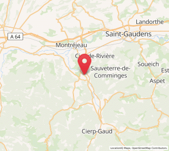 Map of Loures-Barousse, Occitanie