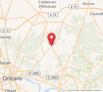 Map of Loury, Centre