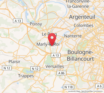 Map of Louveciennes, Île-de-France