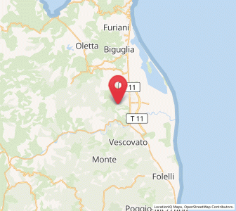 Map of Lucciana, Corsica