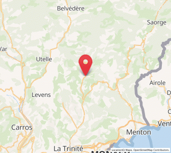 Map of Lucéram, Provence-Alpes-Côte d'Azur