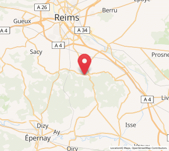 Map of Ludes, Grand Est