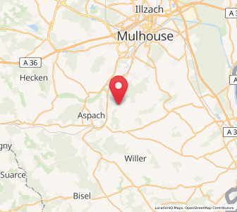Map of Luemschwiller, Grand Est