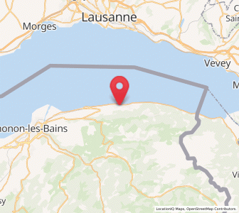 Map of Lugrin, Auvergne-Rhône-Alpes