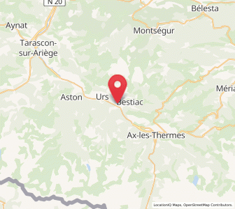 Map of Luzenac, Occitanie