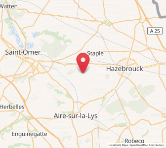 Map of Lynde, Hauts-de-France