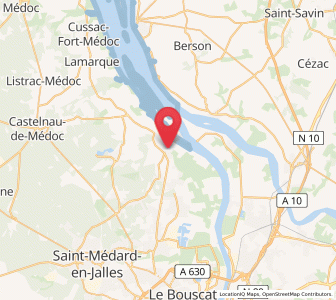 Map of Macau, Nouvelle-Aquitaine