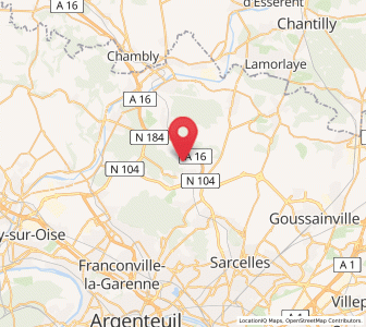 Map of Maffliers, Île-de-France