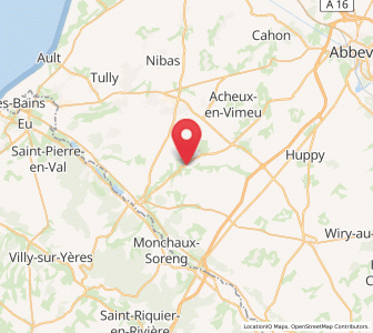 Map of Maisnières, Hauts-de-France