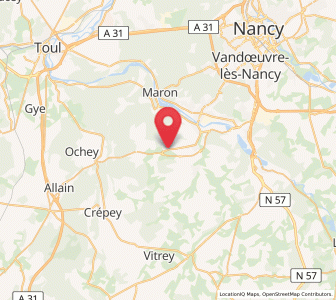 Map of Maizières, Grand Est