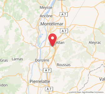 Map of Malataverne, Auvergne-Rhône-Alpes