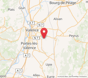 Map of Malissard, Auvergne-Rhône-Alpes