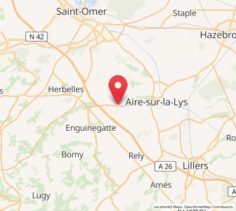 Map of Mametz, Hauts-de-France