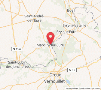 Map of Marcilly-sur-Eure, Normandy