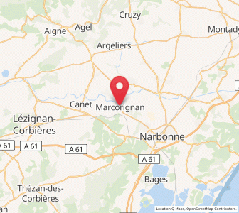 Map of Marcorignan, Occitanie