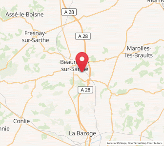 Map of Maresché, Pays de la Loire