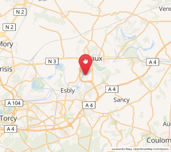 Map of Mareuil-lès-Meaux, Île-de-France