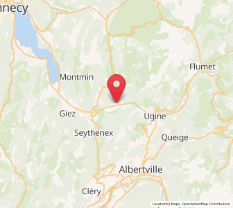 Map of Marlens, Auvergne-Rhône-Alpes
