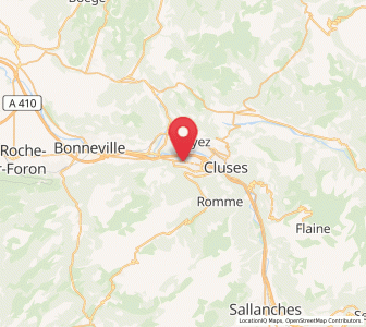Map of Marnaz, Auvergne-Rhône-Alpes