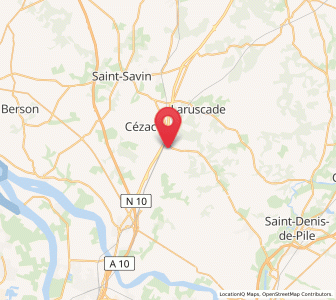 Map of Marsas, Nouvelle-Aquitaine