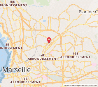 Map of Marseille 13