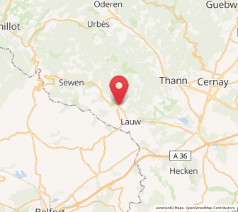 Map of Masevaux, Grand Est