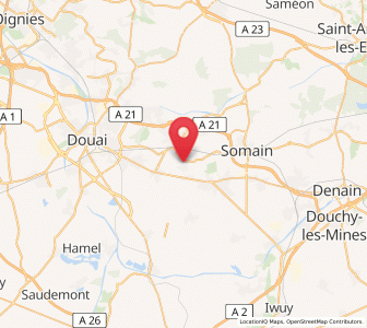 Map of Masny, Hauts-de-France