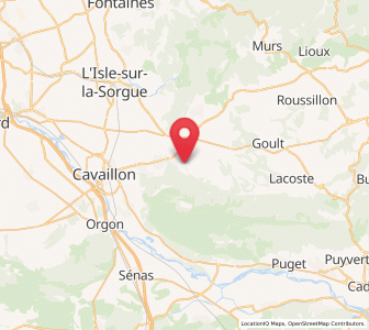 Map of Maubec, Provence-Alpes-Côte d'Azur