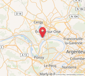 Map of Maurecourt, Île-de-France