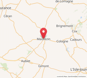 Map of Mauvezin, Occitanie