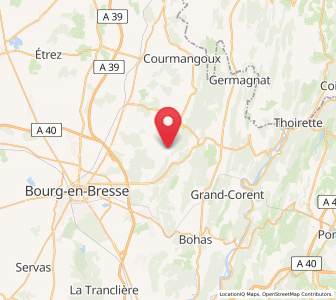 Map of Meillonnas, Auvergne-Rhône-Alpes