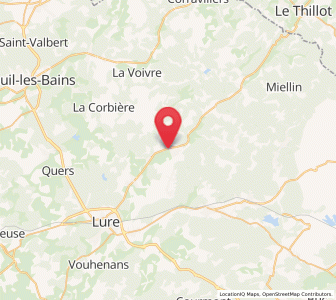 Map of Mélisey, Bourgogne-Franche-Comté
