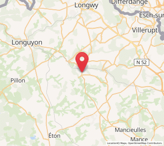 Map of Mercy-le-Bas, Grand Est