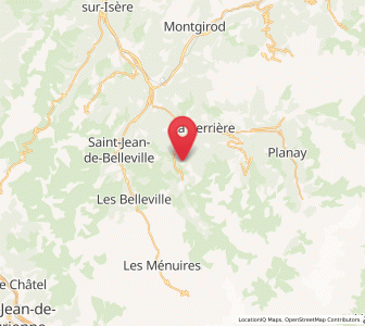 Map of Méribel, Auvergne-Rhône-Alpes