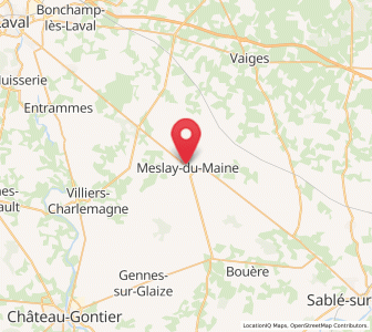 Map of Meslay-du-Maine, Pays de la Loire