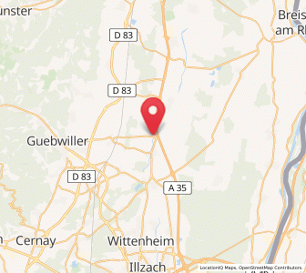 Map of Meyenheim, Grand Est