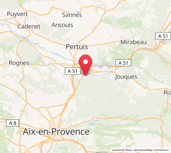 Map of Meyrargues, Provence-Alpes-Côte d'Azur