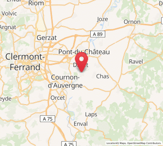 Map of Mezel, Auvergne-Rhône-Alpes