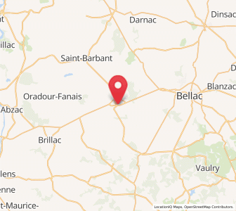 Map of Mézières-sur-Issoire, Nouvelle-Aquitaine