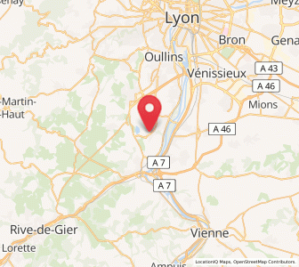 Map of Millery, Auvergne-Rhône-Alpes