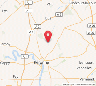 Map of Moislains, Hauts-de-France