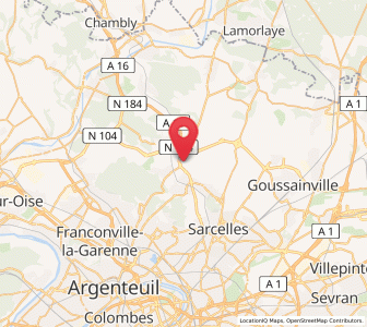 Map of Moisselles, Île-de-France