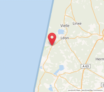 Map of Moliets-et-Maa, Nouvelle-Aquitaine